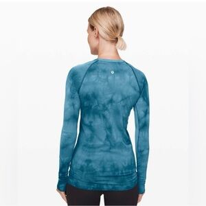 Lululemon Swiftly Speed Long Sleeve *Marble Dye Size 4